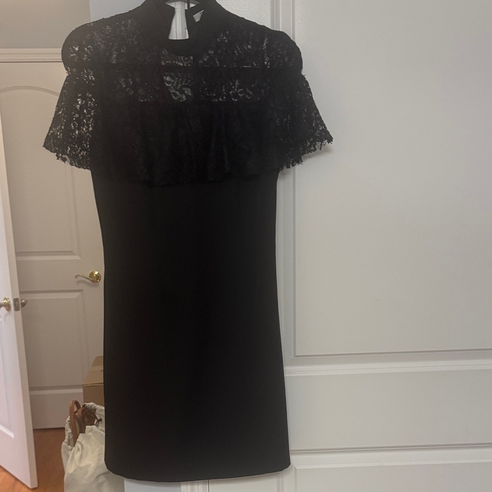 ME Makeover Essentials Black Lace Mini Dress